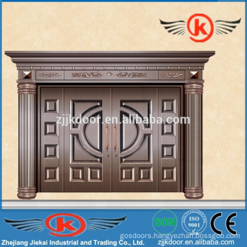 JK-C9013 villa main gate design decoration imitation security copper door